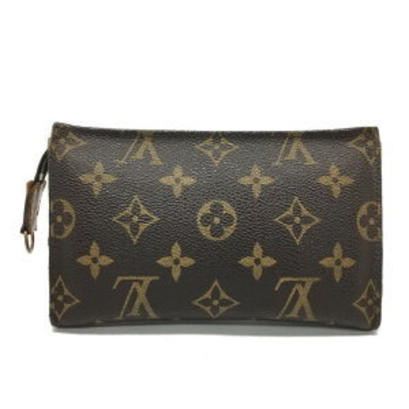 Louis Vuitton pouch PM makeup accessory Bucket case Monogram - Picture 1 of 7